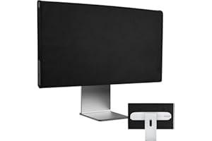 CaSZLUTION Monitor Cover Kompatibel mit Apple 32 Zoll Pro Display XDR - Anti-Static Monitor Staubschutz Computer Bildschirm Schutzhülle - Schwarz