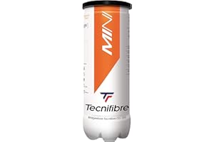 Tecnifibre Mini 3 Tennis Balls Plastic Tubes (Stage 2 - Orange)