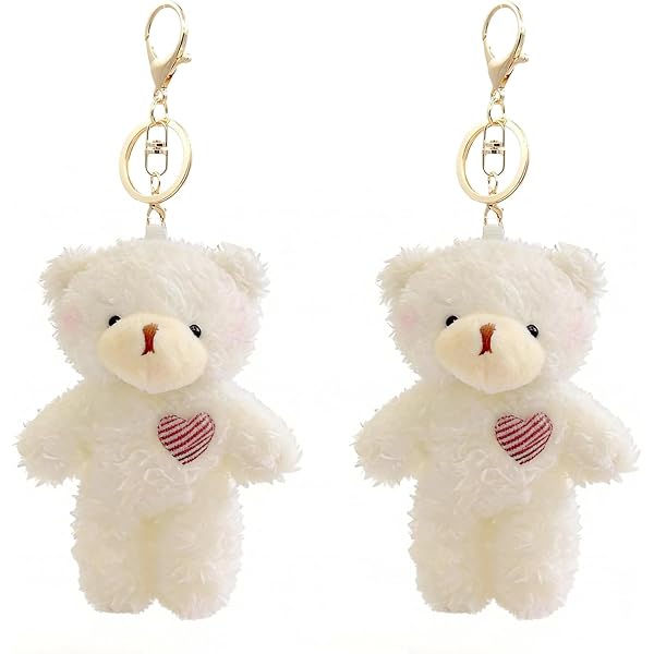 Miangastore Porte-Clés Hérisson Pendentif Animal en Peluche Porte-Clés Charme Adorable