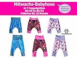Mitwachs-Babyhose N�hanleitung mit Schnittmuster in 7 Gr��en 38/40-86/92 [Download] - 