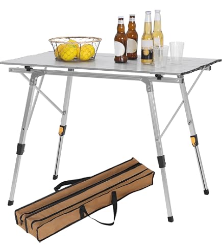 Table De Jardin Pliante 64x70x72 Cm | Acier Traité, Plateau Zingué - Fabriqué En France - 11