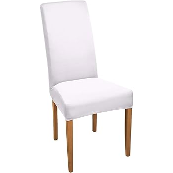 IKEA 4-er Set Stuhlhusse "Henriksdal" 4 x Stuhlbezug in Gobo WEISS - 60