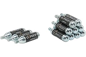 OURGON - 12 Capsule di Argon Puro - Per Coravin Necessario Seguire Istruzioni (QR Code) - Ricariche Gas Argon Per Conservare Vino - Compatibili Principali Sistemi