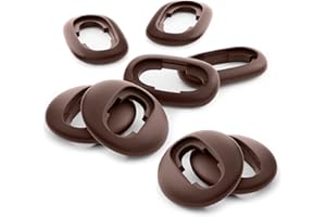 Okuli 8 x Silikonowe Końcówki Douszne Kompatybilny z Samsung Galaxy Buds Live Słuchawki w Brązowy