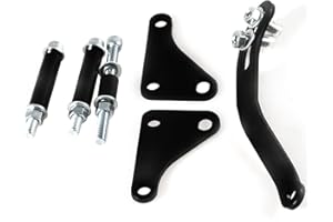 GSTP Power Steering Pump Mounting Bracket LWP SWP Compatible With Saginaw SB SBC Chevy engines 262 265 283 302 305 307 327 350 400 Black