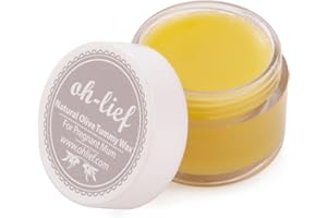 OH LIEF Oh-Lief Natural Olive Pregnancy & Nipple Balm 10ml - Certified Natural & Organic, for stretch marks & prevention, Sensitive, dry or itchy skin