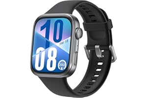 ‎HUAWEI HUAWEI Watch Fit 4 Smartwatch, sportowy tracker fitness, wodoszczelność do 5 ATM, ochrona zdrowia, bateria do 10 dni, kompatybilny z systemem Android™ i iOS, czarny