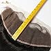 Moresoo 10 Inch-18 Inch 60gram Lace Frontal Natural Black 1B Brazillian Remy Hair Silky Straight 13*4 Inch Size Ear to Ear with Baby Hair 10Inch Long