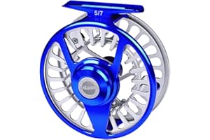 ‎PROBEROS Fliegenrolle Große Laube Fliegenrollen - CNC Bearbeitet Aluminium Legierung Körper - 5/7/9/10 Wt