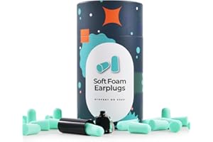 ERM TOOL Gehörschutz Stöpsel,Ohrstöpsel zum Schlafen, 60 Paare Gehörschutz Ohrstöpsel mit 38dB SNR, Superweiche Schaum Gehörschutzstöpsel, Lärmschutz Earplugs zum Laute Geräusche, Schnarchen, Lernen, Konzerte