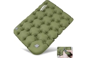 EULANT Coussin de Voyage Gonflable, Imperméable Coussins de Siège pour Camping Exterieur Avion Voyages Stade Voiture Kayak Concert Plage Pelouse Chaise de Bureau,Ultraléger & Pliable