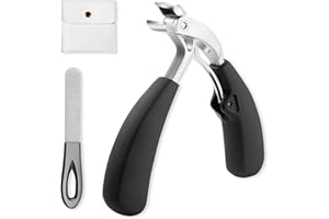 SHFYFHS Ensemble de coupe-ongles, coupe-ongles Premium en acier 304 inoxydable, Professionnel Coupe Ongle Set, Coupe-Ongles Pour Ongles Épais, Avec sac de rangement PU et lime à ongles,pour Hommes et Femmes.