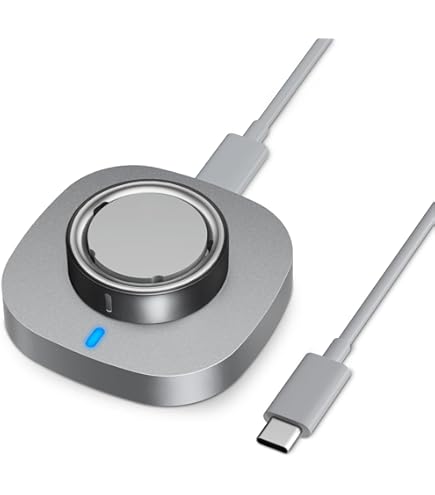 Smart Ring Charging Case, Magnetic Fast Charging Case With USB C Cable, Fitness Ring Charger Box For RingConn Gen1 Smart Ring, Black - View #10