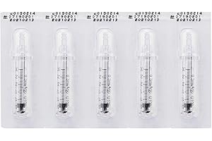 GEGONG 5pcs 0.3ml Fiala Penna Ialuronica Accessorio Fiala Puntale Ago Puntale Massaggio Atomizzatore Macchina di Bellezza Penna per il Sollevamento delle Labbra Strumento