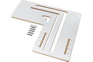 DOMLI MDF Belfast Sink Worktop Jig | Precision Cutting Jig | DIY Kitchen Jig | Perfect for All Worktop Materials | Centering Pegs Included