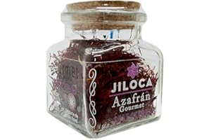 JILOCA AZAFRANES Azafrán en Hebras Español Selecto Pack 2 ud x 5gr (Cat. I - ISO 3236). Sabor en Estado Puro. Especias para cocinar. Azafrán Bote de Cristal