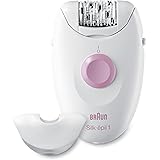 Braun Silk-épil 1 Depilatore Donna, Epilatore Elettrico Donna con 20 Pinzette Soft-Lift, Delicato ed Efficace, Aree Sensibili