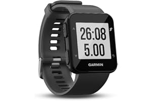 Garmin Forerunner 30 - Montre GPS de Course à Pied avec Cardio Poignet - Gris