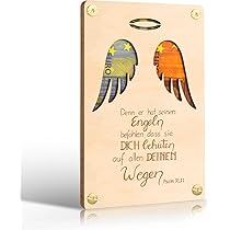 Glamifyr Taufgeschenk Geldgeschenk - Regenbogen Design Mit Holz-Etui