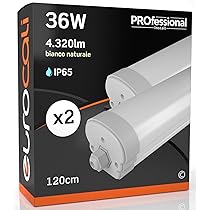 Eurocali Tubi LED T8 120cm - 2 Pack | 17.5W 2600 Lumen Bianco Naturale 4000K | Sostituzione Neon Con Starter Incluso - Foto 5