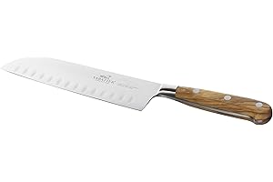 Lion Sabatier 834785 Provençao Couteau Japonais Santoku Alvéolé 18 cm