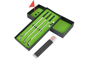 Ainkedin Gifts for Men, Golf Ballpoint Pen Presents for Men, Secret Santa Gifts for Men, Golf Gifts for Men, Mens Gifts for Christmas, Gifts for Dad, Desk Gadgets Gifts for Men Who Have Everything
