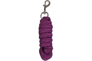 ARBO-INOX - Anbindestrick - für Halfter - 2 Meter - mit Karabiner - 13 Farben (Lila)