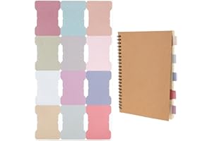 JJUNW 240 Stück Haftmarker, Index Tabs Selbstklebend, Page Marker Stabile Haftnotizen Tabs Pastell Beschriftbare Haftstreifen Farbige Index Tabs Für Lesen Seitenmarkierung Büro(Farbe 1)