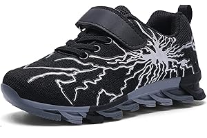 Qciplr Basket Enfant Garcon Chaussures garçon Basket Fille Mode Respirant Sport Runing Shoes Respirant Légère Sneakers 28EU-39EU