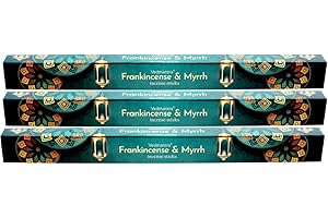 Vedmantra Incense Sticks - 20 Sticks x 3 Pack - Premium Series (Frank & Myrrh)