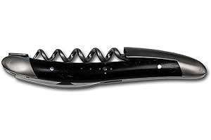 Forge de Laguiole Sommeliermesser | Dreiteilig - Ebenholz - Finish Matt