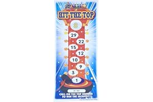 BINGOSUPERMARKET Hit The Top Bingo Tickets Fun Game 1 To 30 Number