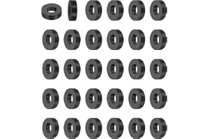 PATIKIL 50 stycken gummibrickor med hål, ID 5 mm OD 11 mm hög 3 mm gummitätning rund, ljuddämpning, gummiringar, platt tätning för bilområde, motorcykelmontering