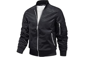 MAGCOMSEN Veste fine pour homme - Veste d'été légère - Veste mi-saison sportive - Blouson d'affaires - Automne