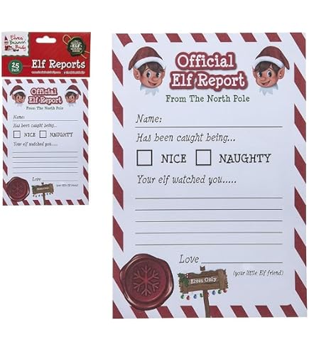 Hoolaroo Elf SNAP-Karten – 52 Stück, Schwarz – Lustiges Familienspiel Für Die Weihnachtszeit
