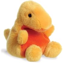 Aurora World Palm Pals Tank Triceratops – Weiches Plüschtier, 13 Cm Groß, Waschbar Bei 30 °C, Kuscheliger Begleiter Für Kinder Und Sammler