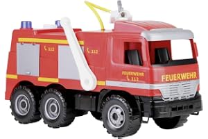 Lena 02058 Robus Mercedes Benz Actros Brandvagn, ca 65 cm, för Barn från 3 År uppåt