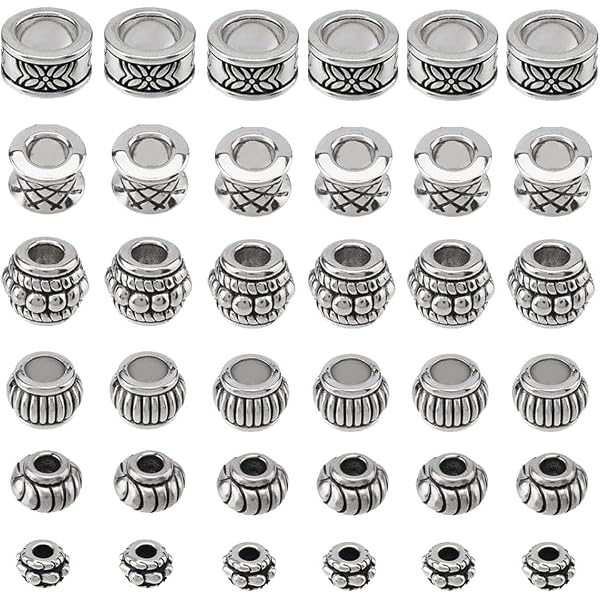 PH PandaHall Perline a tubo in oro 14 K, 30 pezzi per noodle tubo, perline a tubo lungo da 30 mm, perline in ottone torsione distanziatore curvo perline per la creazione di