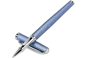 Zalantan Luxury Fancy Pens - Ballpoint Pen, Smooth Writing, Stylish Design, Executive Gift Box with 0.5mm Black Extra 2 Refill (Blue)