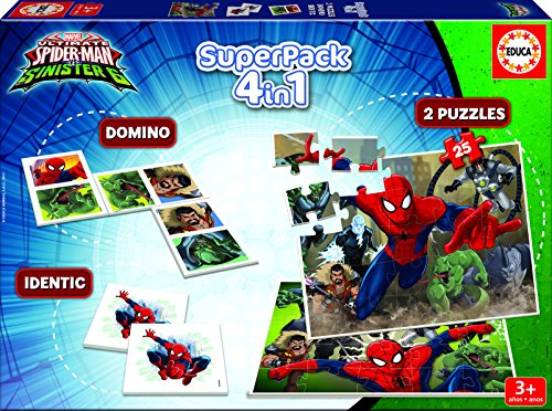 Spiderman - Superpack, juego de mesa (Educa Borrás 17197)