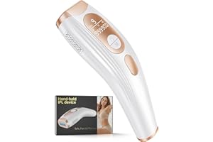 PRETTIVO 3 in 1 IPL Geräte Haarentfernung mit HR/SC/RA, 600NM Effizient Laser Haarentfernung 9 Energiestufen Hause Haarentfernung für Frauen, Männer, Gesicht, Achseln, Beine und Körper - 999.900 Lichtimpulse