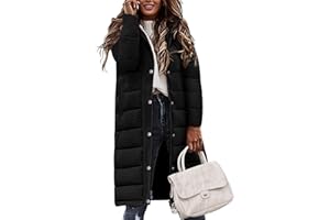 Tuopuda Manteau Femme Hiver Veste Chaud Manteaux Automne Parkas Blouson Zippée à Capuche Coat Longues Casual Jacket Outercoat avec Poches Vêtement d'extérieur d'Hiver