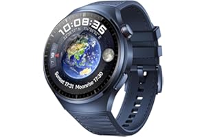 ‎HUAWEI HUAWEI Watch 4 Pro Elite, Smartwatch, 21-dniowa żywotność baterii, Analiza EKG, Kompatybilny z Androidem i iOS, niebieski