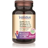 Validus Digestive Comfort Cumin + Fennel + Amylase 60 Capsules