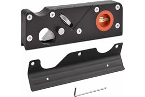 NS JUVYIG Pialla a smusso per la lavorazione del legno con bordo piano angolare per appiattimento, pialle angolari per legno, pialla manuale per smussatura manuale per tagliare i bordi del legno(con 1 coltelli)