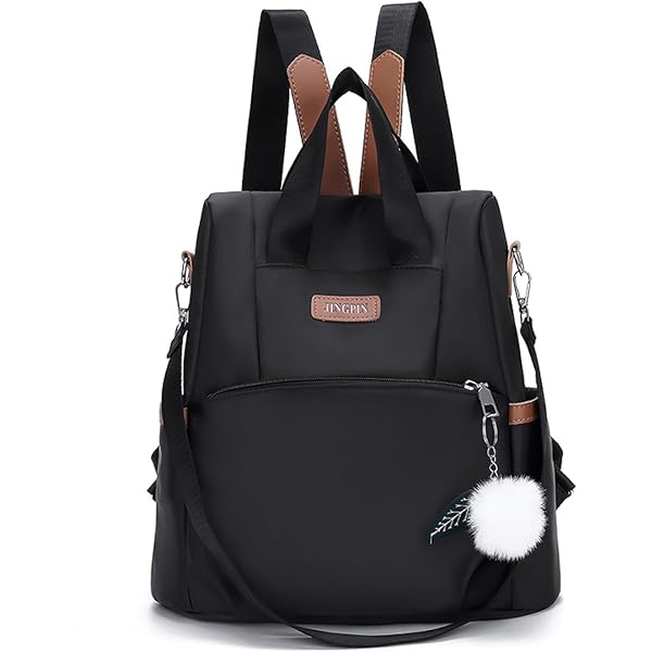 Mini Zaino Donna Missnine - Borsa Portafoglio In Pelle PU Con Pompon, Leggero E Carino - 3
