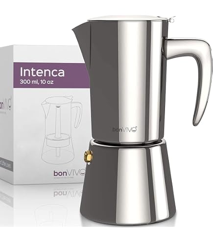 GEFU Caffettiera Italiana Nando: Caffè Per 4 Tazze In Acciaio Inox, Adatta A Induzione - 2