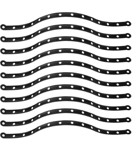 Cabilock Bandes Suspendre Pour Cintres En Plastique Noir 10 Pièces Connecteurs De Cintre Bandes De Connexion Présentation Vêtements Pour Magasin