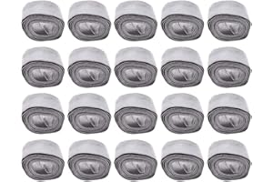 yufana 20 Rotoli Foglio di Piombo Rotolo di Piombo,0.8mm Piombo da Pesca Forniture per La Pesca Rotolo di Piombo Morbido,per Pesca Attrezzatura(Argento)