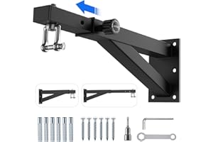 IMAYCC Support Sac De Frappe-Potence Sac De Frappe Réglable, Support De Sac De Boxe Très Résistant pour Potence Sac De Frappe La Maison Ou Le Gymnase, MMA, Mua Thai, Etc(Supporte Jusqu'à 400kg)